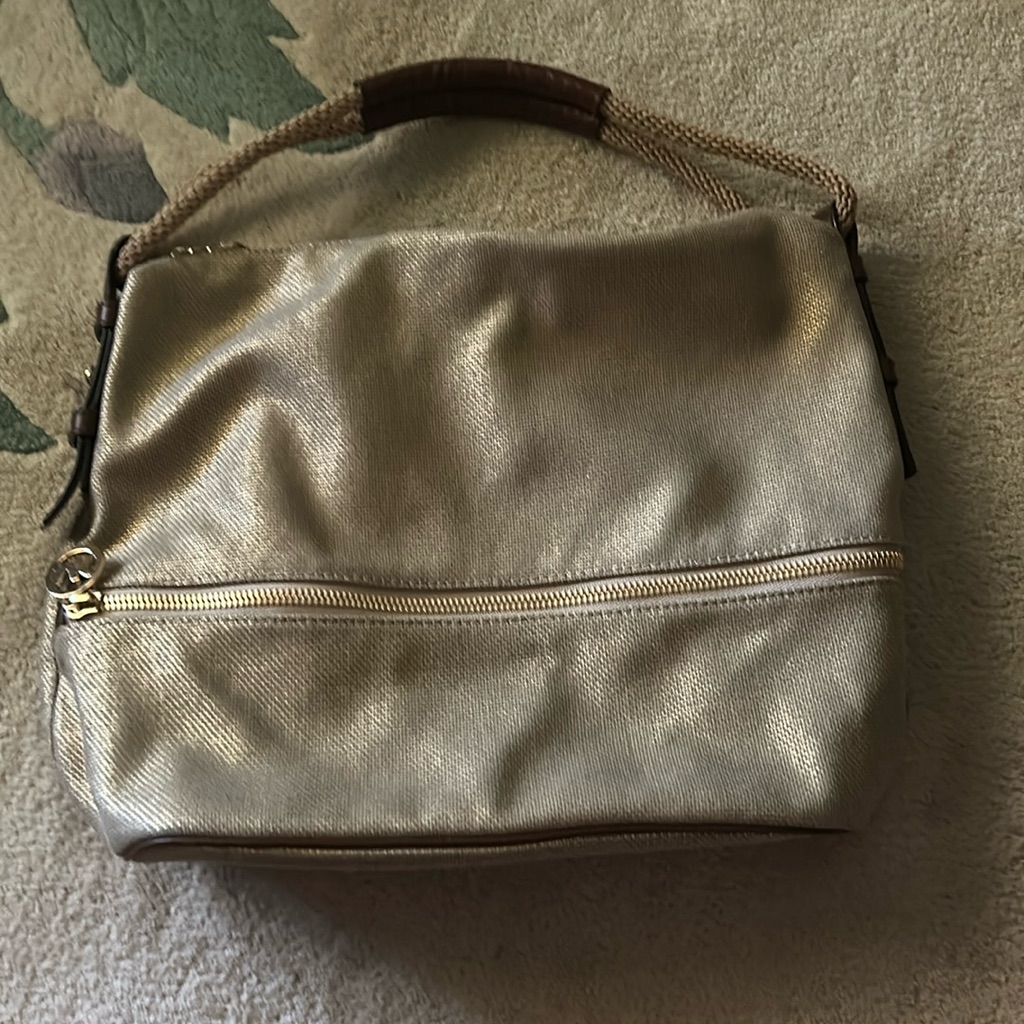Michael Kors Large Metalic Slouch, Shoulder Bag